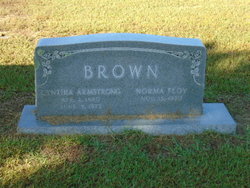 Cynthia <I>Armstrong</I> Brown 