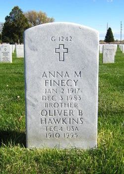 Anna M. <I>Hawkins</I> Finecy 