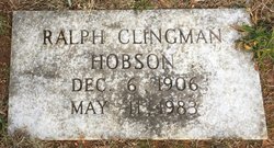 Ralph Clingman Hobson 