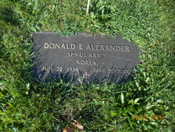 Donald E Alexander 