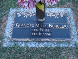 Frances <I>Mills</I> Beheler 