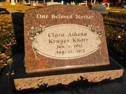 Athena Clara <I>Kruger</I> Knorr 