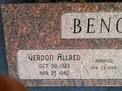 Verdon <I>Allred</I> Bench 