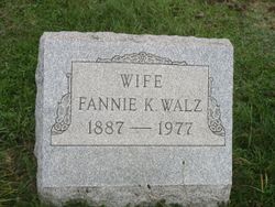 Fannie <I>Kidd</I> Walz 