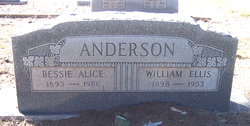 Bessie Alice <I>St Clair</I> Anderson 