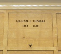 Lillian Isabel <I>Laymance</I> Thomas 