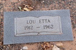 Lou Etta <I>Starkey</I> Waller 