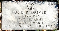PVT Joel Philip “Joe” Driver 