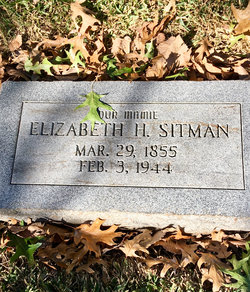Elizabeth <I>Henderson</I> Sitman 