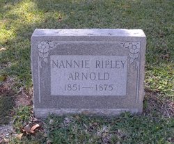 Nannie Ripley <I>Arnold</I> Hanrick 