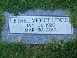 Ethel Violet Lewis 