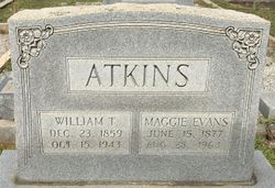 Maggie <I>Evans</I> Atkins 