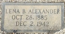 Lena Beatrice <I>Adams</I> Alexander 