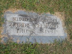 Cordie Lee Paire 