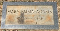 Mary Emma <I>Charping</I> Adams 