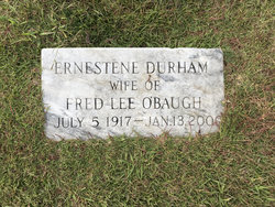 Pearl Ernestine <I>Durham</I> O'Baugh 