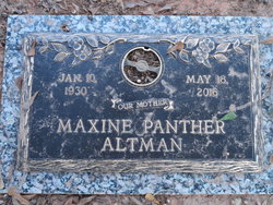 Sara Maxine <I>Panther</I> Altman 