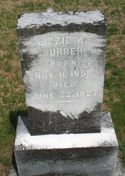 Elisabeth Knox “Lizzie” <I>Doolin</I> Surber 