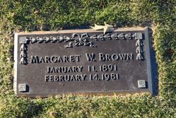 Margaret Elizabeth <I>White</I> Brown 