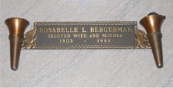Rosabelle E. <I>Laemmle</I> Bergerman 