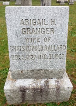 Abigail Holt <I>Granger</I> Ballard 