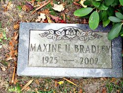 Maxine Bradley 