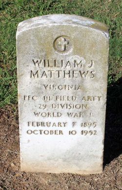 PFC William James Matthews 