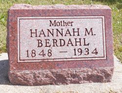 Hannah Marie <I>Brandvold</I> Berdahl 