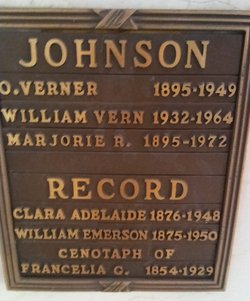 Marjorie <I>Record</I> Johnson 