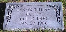 Rosser William Baxter 