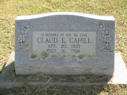 Claude E Cahill 