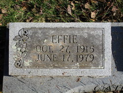 Effie Mary Liza <I>Nix</I> Cahill 