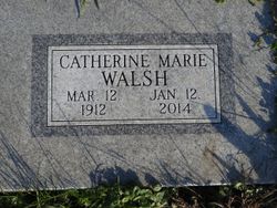 Catherine Marie <I>Burns</I> Walsh 