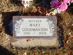 Mary J. <I>Rotter</I> Goodmanson 