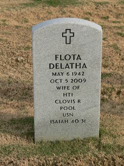 Mrs Flota Delathia <I>Daniel</I> Pool 