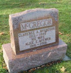 Alice Elizabeth <I>McEwen</I> McGregor 