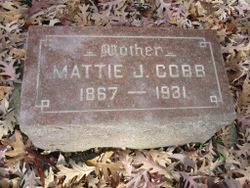 Martha Jane “Mattie” <I>Shannon</I> Cobb 