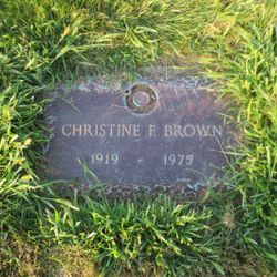 Christine <I>Freebairn</I> Brown 