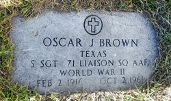 SSGT Oscar Joseph Brown 