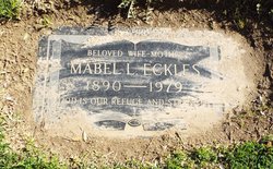 Mabel Lura <I>Dix</I> Eckles 