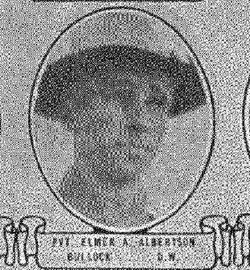 PVT Elmer A. Albertson 