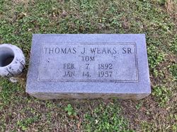 Thomas Jephtha “Tom” Weaks Sr.