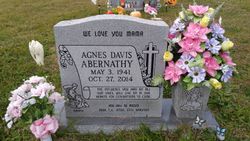 Agnes Juanita <I>Davis</I> Abernathy 