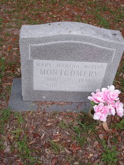 Mary Martha <I>Melton</I> Montgomery 