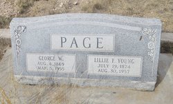 Lillie Frances <I>Young</I> Page 
