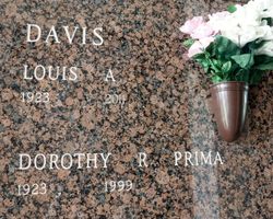 Dorothy Rose <I>Prima</I> Davis 