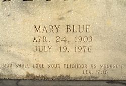 Mary <I>Blue</I> Bethea 