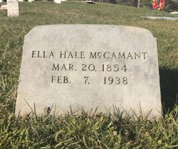 Ella Jane <I>Hale</I> McCamant 