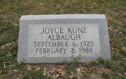 Joyce Katherine <I>Kunz</I> Albaugh 