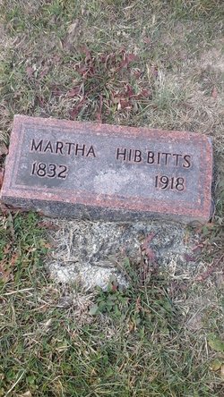Martha Ann <I>Jacobs</I> Hibbits 